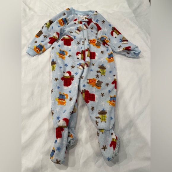 The Children's Place Other - GUC The Children's Place Fleece Christmas Pajamas, 12 months